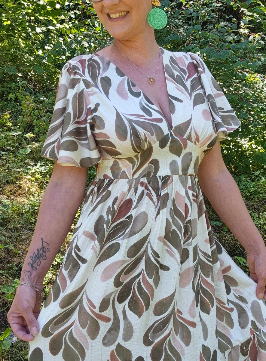 Visuel de Robe feuillage vue 3