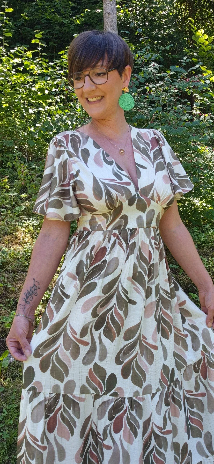 Robe feuillage - photo 3