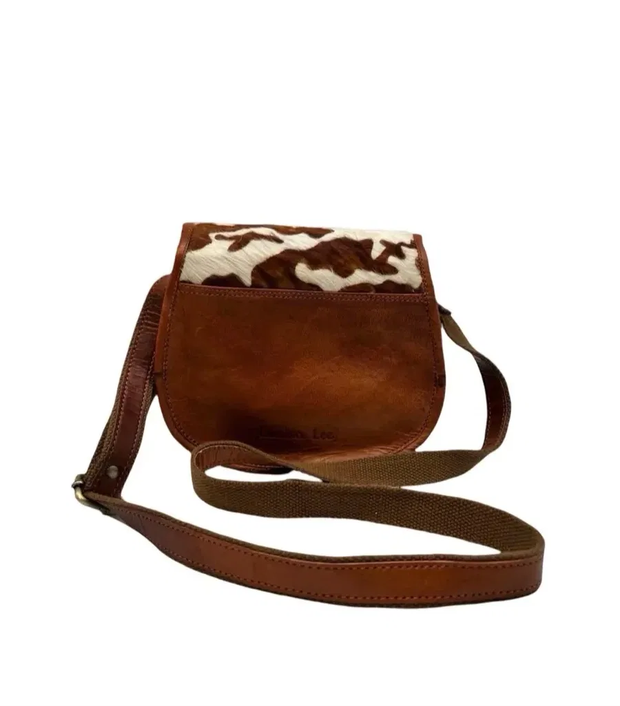 Visuel de SAC BANDOULIERE CUIR LAITITIA FINITION VACHE vue 3