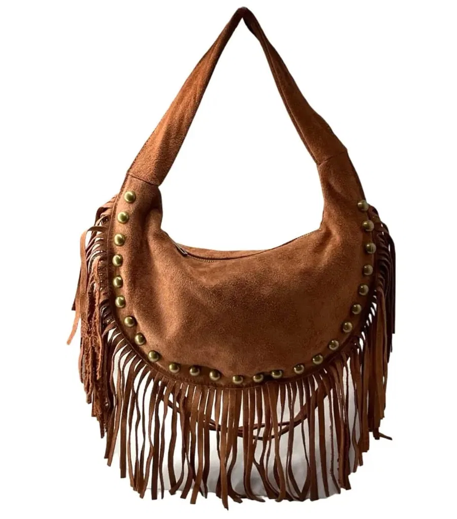 Visuel de SAC EPAULE CUIR SUEDE ROCK SMALL vue 2