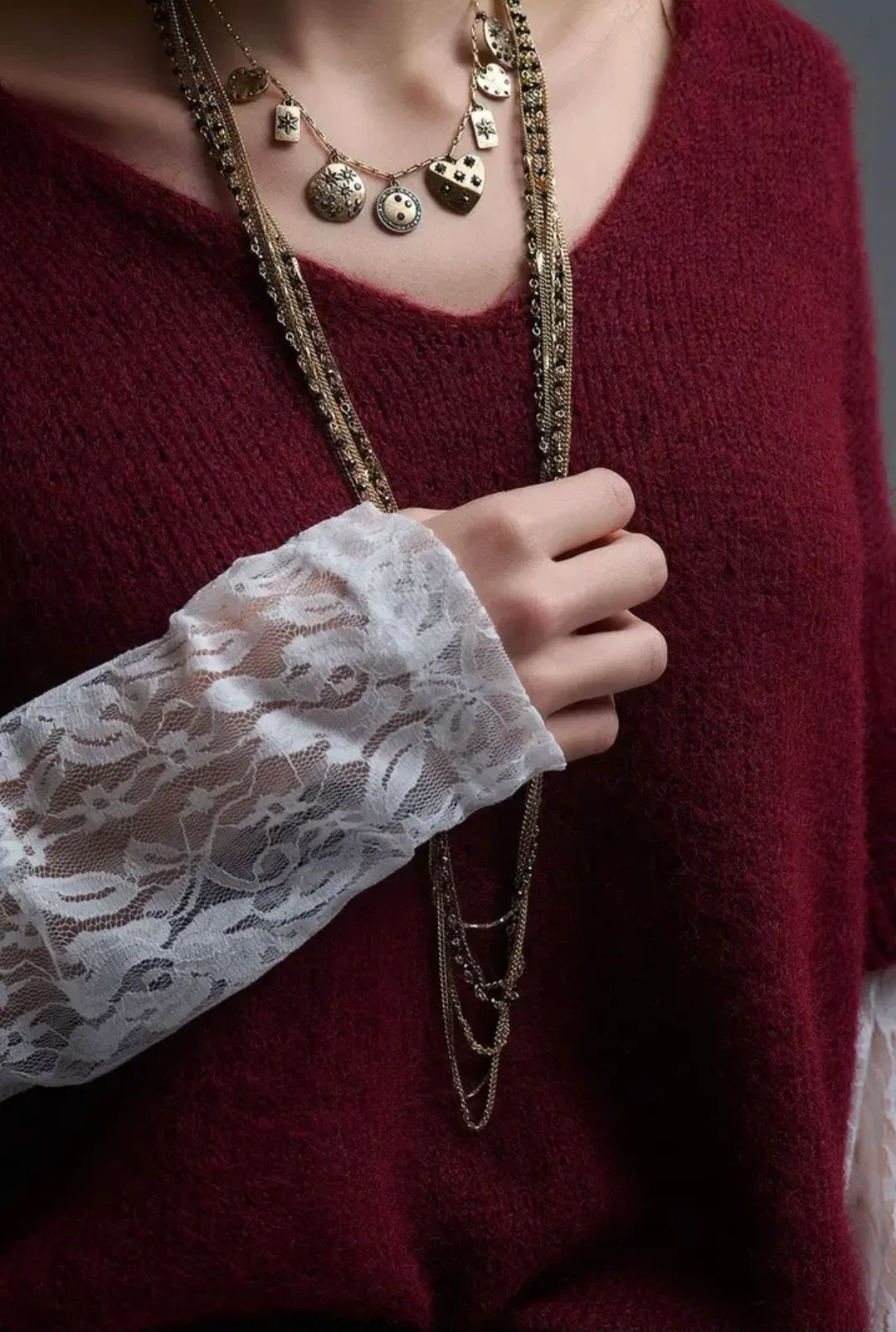 Pull Bordeaux - photo 3