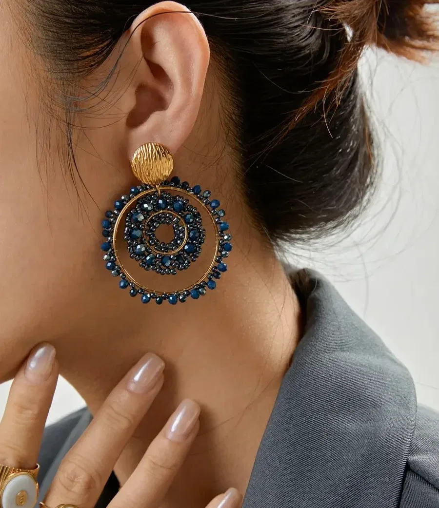Visuel de Boucles Eliza Blue vue 1
